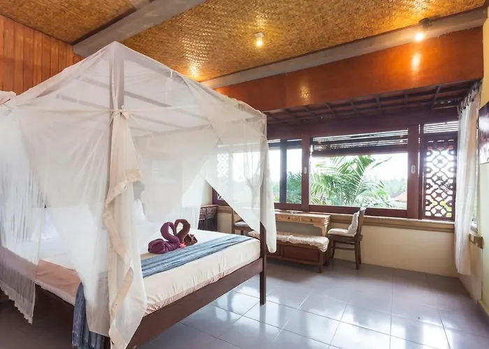Rumah Roda Quarto em Acomodações Particulares Ubud